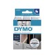 NASTRO PER DYMO 12X7MM NERO/BIANCO