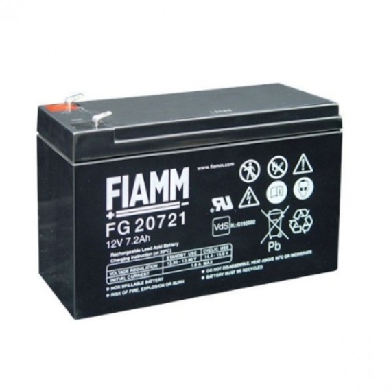 BATTERIA PIOMBO RICARIC. 12V 7,2AH FIAMM
