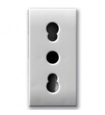 PRESA BIPASSO 2P+T 10/16A  DOMUS 1M