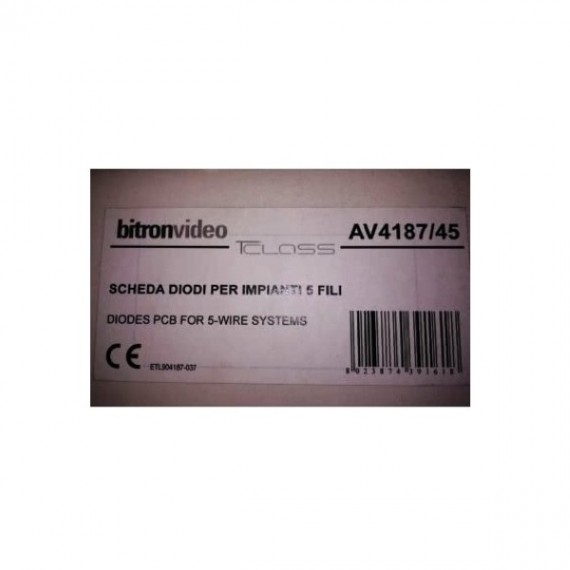 SCHEDA DIODI P/IMPIANTI 5 FILI
