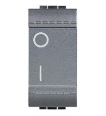 Ll - Interruttore 2p 16a 1m Antracite