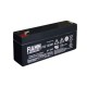 BATTERIA RICARICABILE PIOMBO 6V 3AH FIAMM