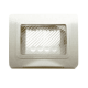 PLACCA IP55 RAL9010 MEMBRANA S44 3M