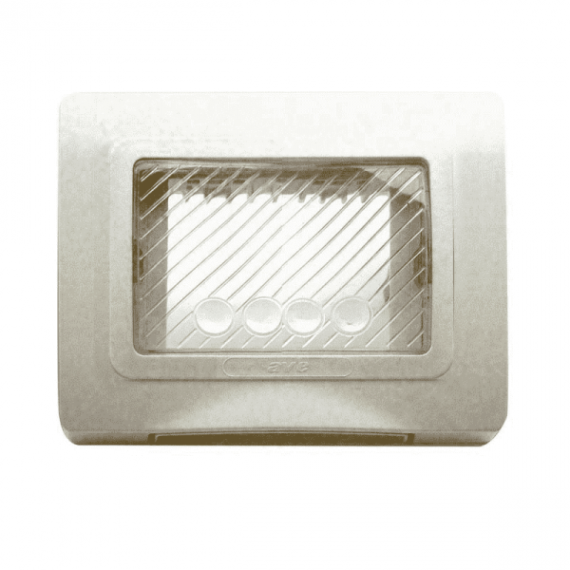 PLACCA IP55 RAL9010 MEMBRANA S44 3M