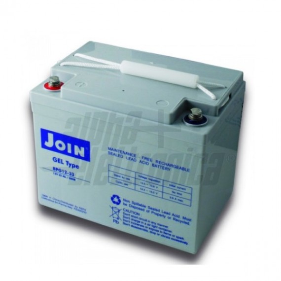 BATTERIA PIOMBO GEL 12V 33AH FIS. VITE