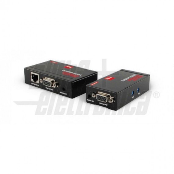 EXTENDER VGA+AUD.TX+RX SINGOLO CAT6 300M