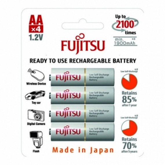 BATT. RICAR. AA 2000MAH BL.4 FUJITSU
