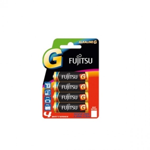 PILA ALKALINA AA LR06 FUJITSU 4 PZ.