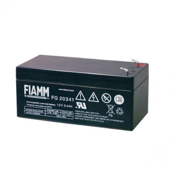 BATTERIA PIOMBO RICARIC. 12V 3,4AH FIAMM