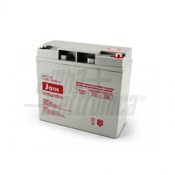 BATTERIA PIOMBO AGM 12V 22AH DEEP CYCLE