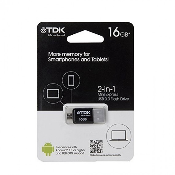 PENDRIVE TDK USB 3.0 16GB TDK 2 IN 1