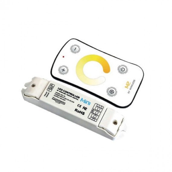 CENTRALINA E TELECOMANDO RF BIANCO DINAMICO