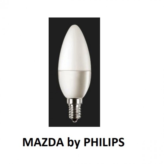 LAMPADA LED OLIVA B35 40W E14 2700K MAZDA