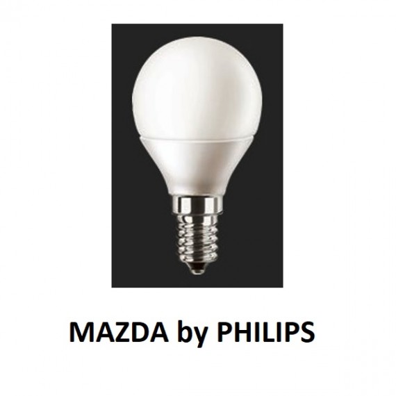 LAMPADA LED SFERA P45 40W E14 2700K MAZDA