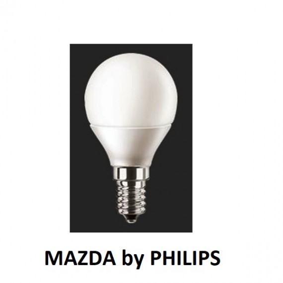 LAMPADA LED SFERA P45 40W E14 4000K MAZDA