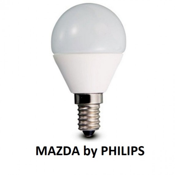 LAMPADA LED SFERA P45 40W E14 6500K MAZDA