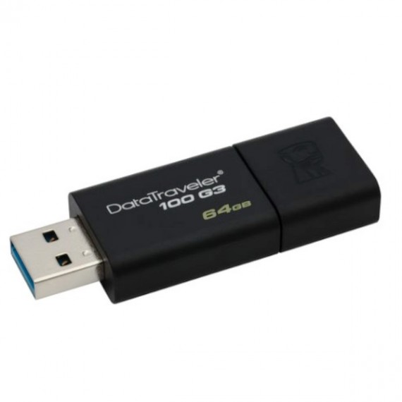 FLASH DRIVE KINGSTONUSB 3.0 64GB DT100G3/64GB