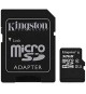 SD-MICRO KINGSTONE 32GB C/ADAPTER CLASS 10