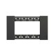 L.NOW - PLACCA 4P NERO