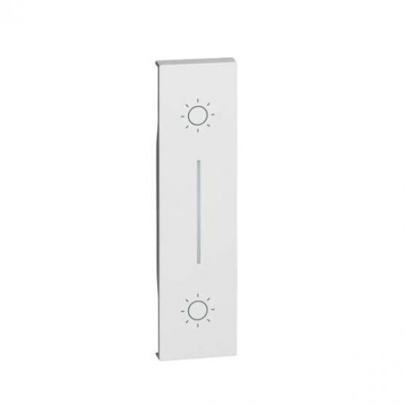 L.NOW - COVER DOPPIO PULSANTE 1M BIANCO