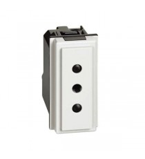 L.NOW - PRESA 2P+T 10A 250VAC BIANCO