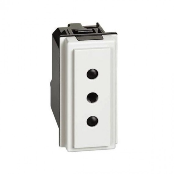 L.NOW - PRESA 2P+T 10A 250VAC BIANCO