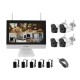 KIT ALL-IN-ONE WIFI 4CH 1 NVR/LCD 12 4 IP BUL.5MP